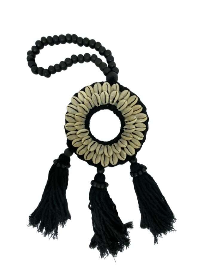 Black Tassel Door Hanger Boho