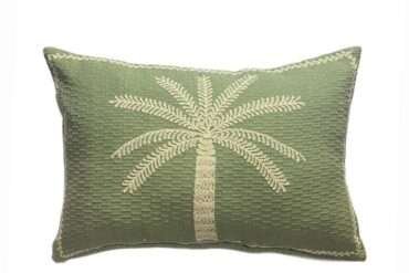 35cm x 50cm Single Large Green Palm Tree Pillow Caover