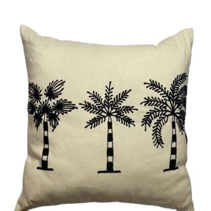 45cm x 45cm Triple Palm Tree Pillow Cover