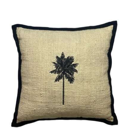 45cm x 45cm Single Palm Tree Pillow Cover