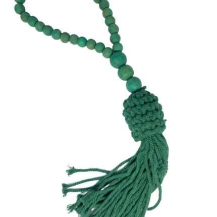 Green Plain Tassel Bohemian Door Or Curtain Decoration