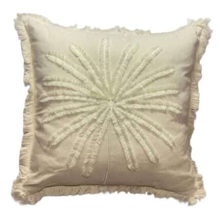 45cm x 45cm Plain White Palm Tree Pillow Cover