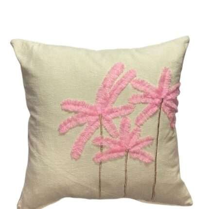 45cm x 45cm Pinky Palm Tree Pillow Cover