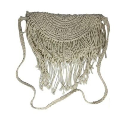 Mini Sling Halfmoon Macrame Bag