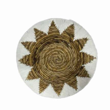 Teratai Water Hyacinth Wall Plate Decoration With Macrame