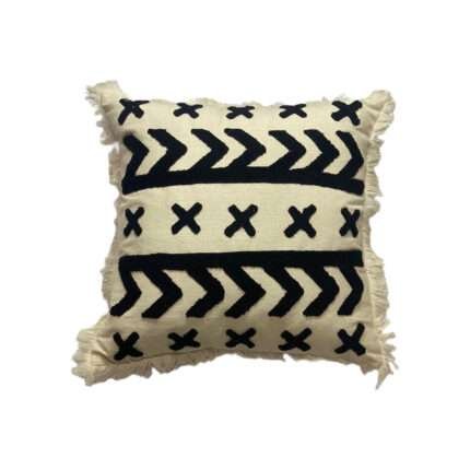 45cm x 45cm X Pillow Cover With Tassel