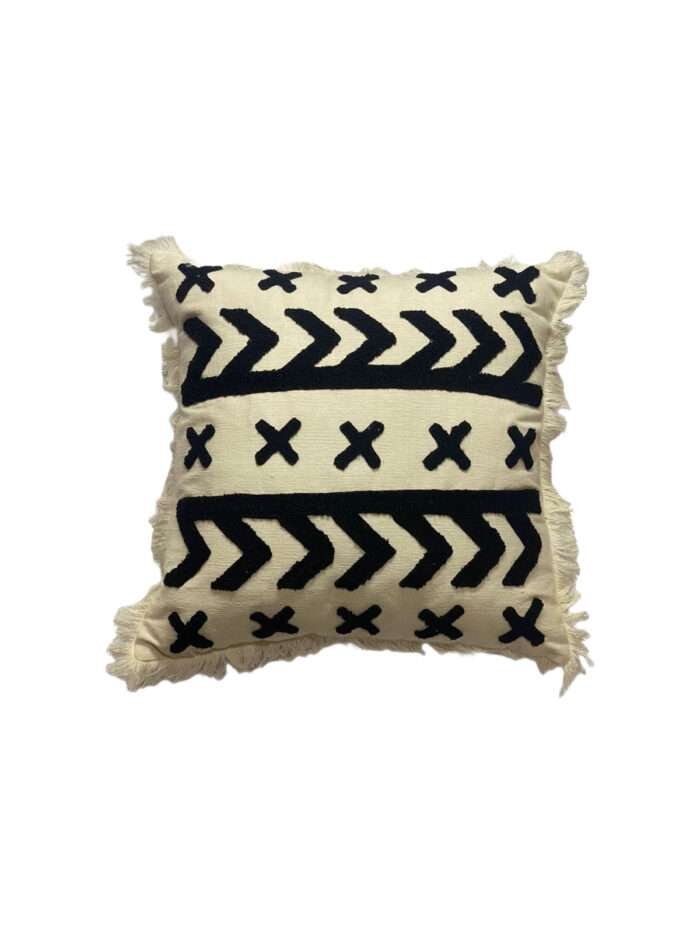 45cm x 45cm X Pillow Cover With Tassel