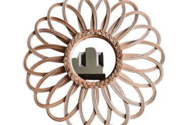 Triple Layer Rattan Round bali Mirror