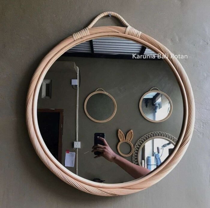 This hand-made mirror from Bali is made from high-quality materials, including rattan, and is both beautiful and durable. The mirror is affordable and can be purchased in bulk or customized to fit specific needs and preferences. It is a unique and natural addition to any home and will be treasured for years to come.