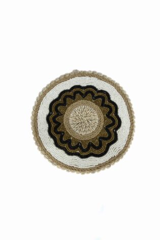Round Gold Black Mote Wall Hangings