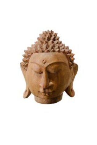 Small Buddha Head Balinesse Wooden Statue