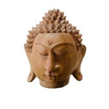 Small Buddha Head Balinesse Wooden Statue