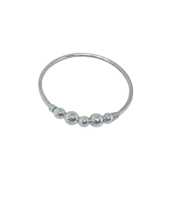 Round Beads Silver Bracelet 925 Sterling Sliver