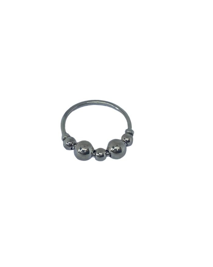 Beads Ring 925 Sterling Sliver