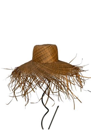 Simple Brown Bali Natural Hat