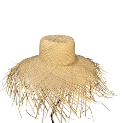 Simple White Bali Natural Hat