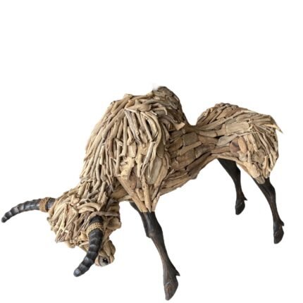 Bull Drift Wood Home Decoration