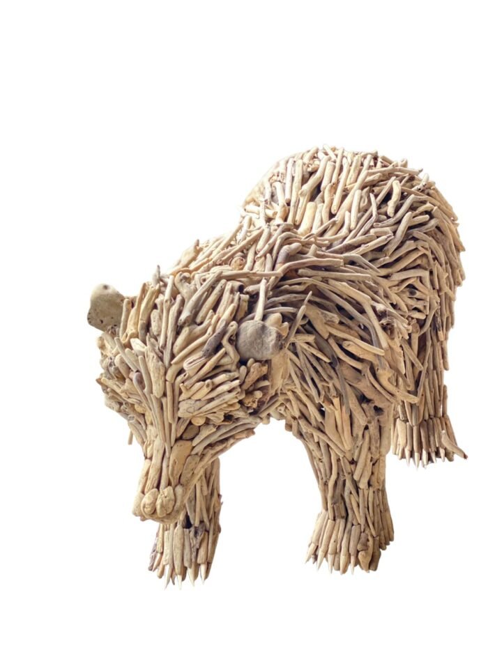 Bear Drift Wood Home Decoration