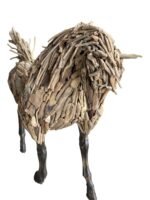 Large Horse Drift Wood Home Decoration