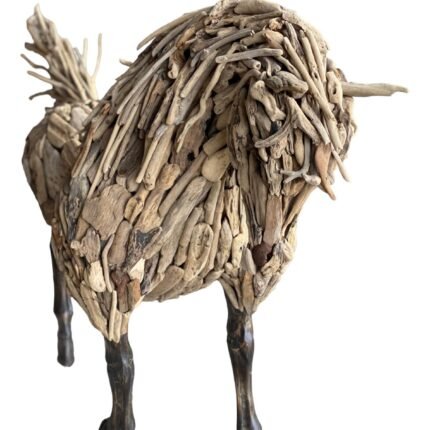 Large Horse Drift Wood Home Decoration