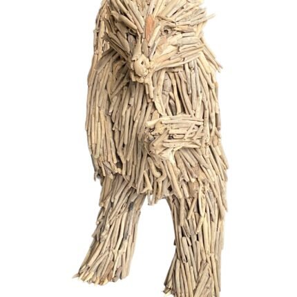 Standing Bear Drift Wood Home Decoration