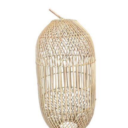 Large Long Bai Rattan Lampshade