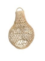 Small Long Oval Cover Rattan Lampshade