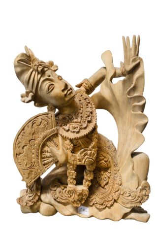 Dancing Lady Balinese Wooden Statue