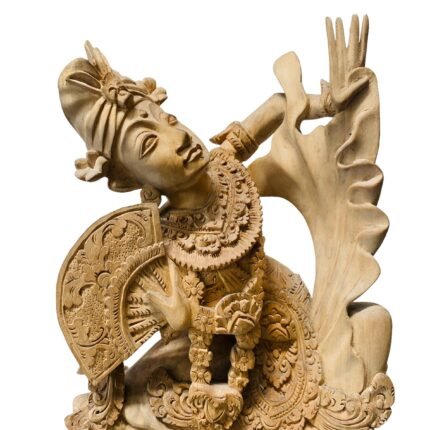 Dancing Lady Balinese Wooden Statue