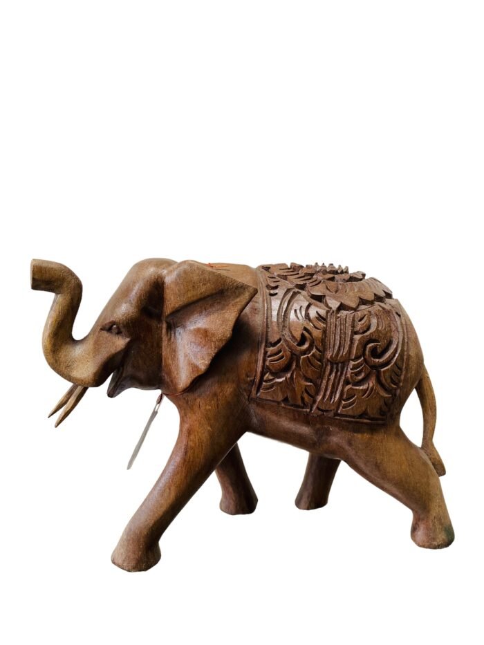 Small Elephant Balinese Wooden Statue