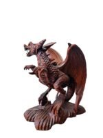 Medium Flying Dragon Balinese Wooden Statue