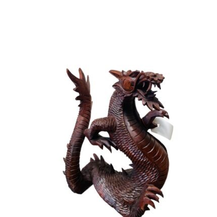 Medium Dragon Balinese Wooden Statue