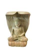 Cave Buddha Balinesse Wooden Statue