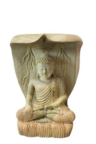 Cave Buddha Balinesse Wooden Statue