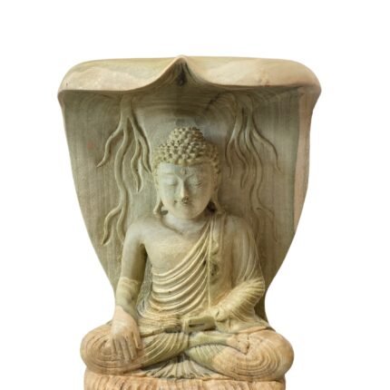 Cave Buddha Balinesse Wooden Statue