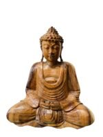 Buddha Meditate Balinesse Wooden Statue