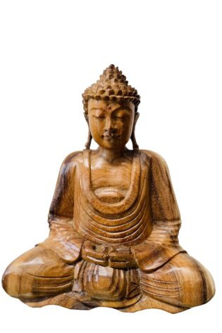 Buddha Meditate Balinesse Wooden Statue