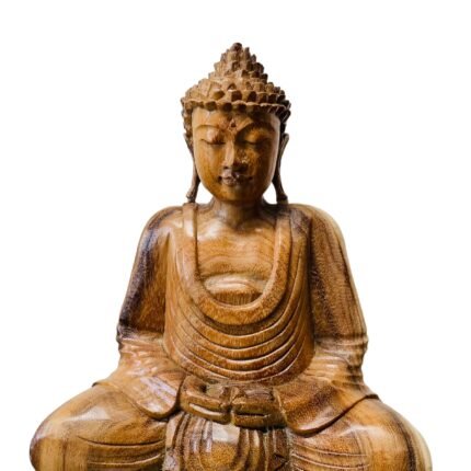 Buddha Meditate Balinesse Wooden Statue