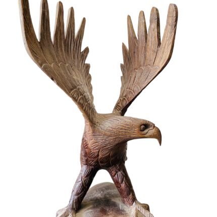 Single Eagle Balinesse Wooden Statue