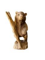 Cuty Bear Balinesse Wooden Statue