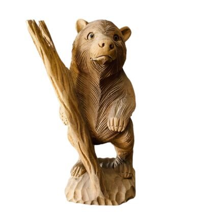 Cuty Bear Balinesse Wooden Statue