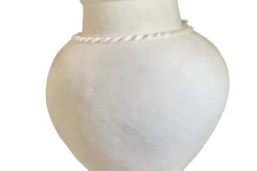 Anggrek Clay Vase