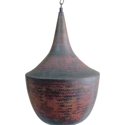 Thai Burned Bali Copper Lampshade