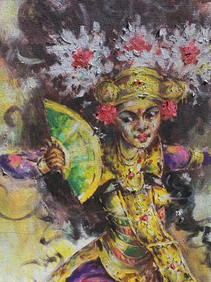 Our Bali Art Paintings are exquisite handcrafted artworks inspired by the rich culture and traditions of Bali, Each piece is a unique masterpiece created using traditional techniques and high-quality materials, showcasing the island's vibrant culture and natural beauty. Size : Length  : 90cm ,  Height : 120 cm , Shipping Weight : 1 kg <span style="font-weight: 400">Shipping options are as follows : </span> <table style="height: 433px" width="357"> <tbody> <tr> <td colspan="2"><b>Bali Bya Air</b></td> </tr> <tr> <td><span style="font-weight: 400">Australia</span></td> <td><span style="font-weight: 400">$45 per satchel up to 1kg</span> <span style="font-weight: 400">Express 4 - 6 days</span></td> </tr> <tr> <td colspan="2"><b>Bali Bya Box</b></td> </tr> <tr> <td><span style="font-weight: 400">Australia</span></td> <td><span style="font-weight: 400">$179 per box up to 30kg</span> <span style="font-weight: 400">Cargo 8 - 10 weeks</span></td> </tr> <tr> <td colspan="2"><b>Bali Bya Freight</b></td> </tr> <tr> <td><span style="font-weight: 400">Australia</span></td> <td><span style="font-weight: 400">$700 per m3</span> <span style="font-weight: 400">Cargo 8 - 10 weeks</span></td> </tr> </tbody> </table> <strong>The products will be packed safely before sending it to your home!</strong>