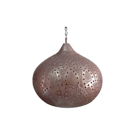 Kap Bulat Maroko Tamarind Bali Copper Lampshade