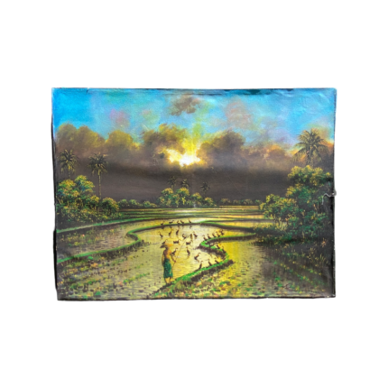 Paddy View Bali Art Painting