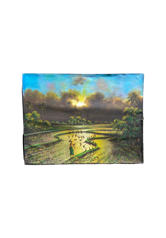 Paddy View Bali Art Painting