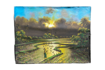 Paddy View Bali Art Painting