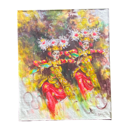 Bali Dance Duet Art Painting