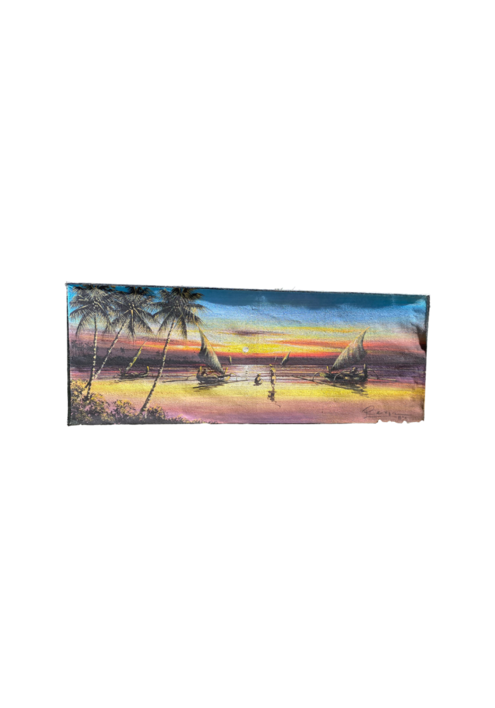 Traditional Sea View Bali Art Painting